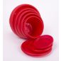 Harplast Dália 135 Virágedény, Piros, Virágcserép 13 cm