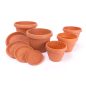 Harplast Dália 135 Virágedény, Terrakotta, Virágcserép 13 cm