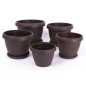 Harplast Dália 160 Virágedény, Barna, Virágcserép 16 cm