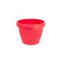 Harplast Dália 160 Virágedény, Piros, Virágcserép 16 cm