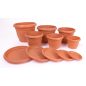 Harplast Diána 135 Virágedény, Terrakotta, Virágcserép 13cm