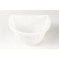 Harplast Ella 260 Fali Virágedény, Fehér, Virágcserép 26 cm
