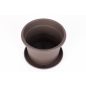 Harplast Olívia 180 Virágedény, Barna, Virágcserép 18 cm