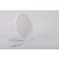 Harplast Stella 225 Függeszthető Virágedény, Fehér, Virágcserép 22 cm