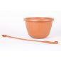 Harplast Stella 225 Függeszthető Virágedény, Terrakotta, Virágcseerép 22 cm