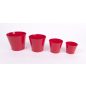 Harplast Zinnia 95 Kaspó, Piros