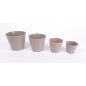 Harplast Zinnia 95 Kaspó, Taupe